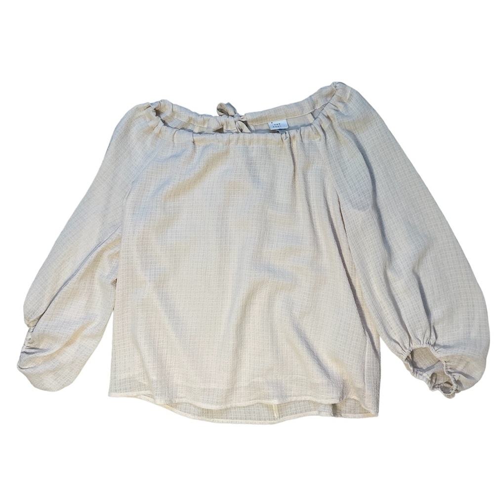 A new day xs cream blouse